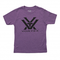 Vortex Kids T-Shirt: Purple Rush Core Logo