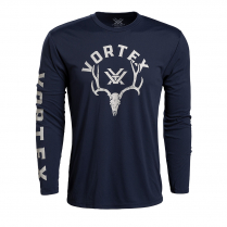 Vortex Men's LS T-Shirt: Navy Antler Envy