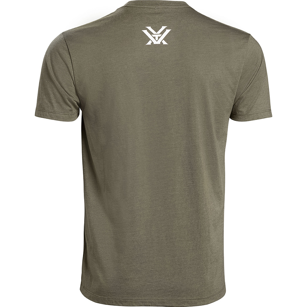Vortex Men's T-Shirt: Military Heather Vanishing Point