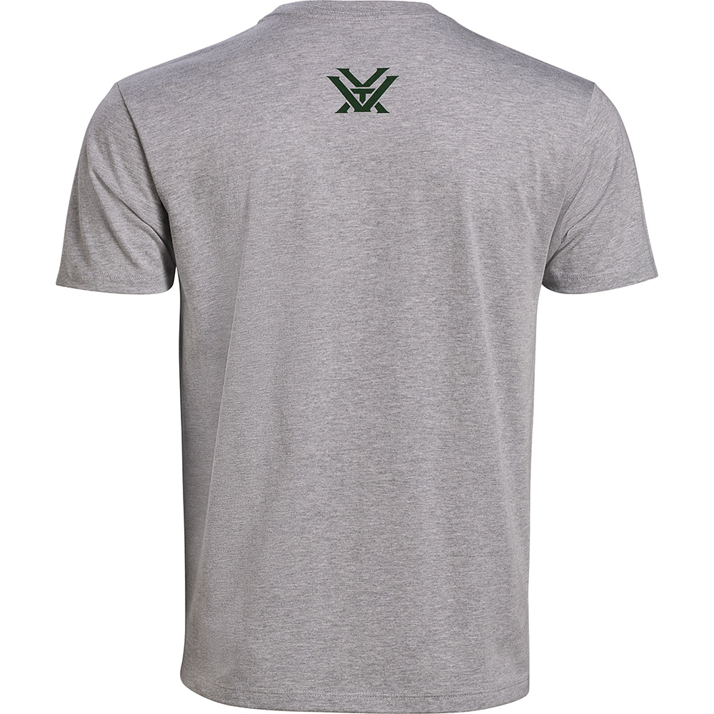 Vortex Men's T-Shirt: Grey Heather Centre Ring