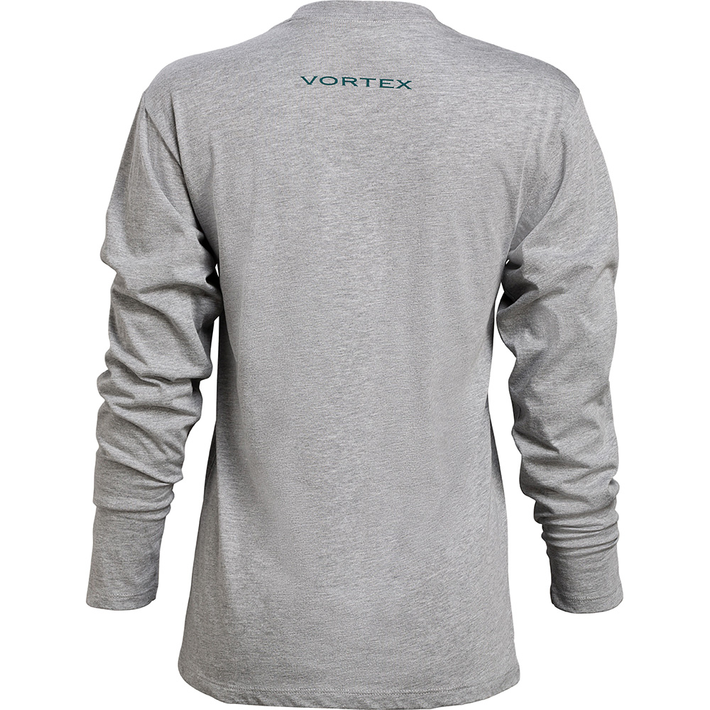 Vortex Women's Long Sleeve T-Shirt: Grey Alpine Line