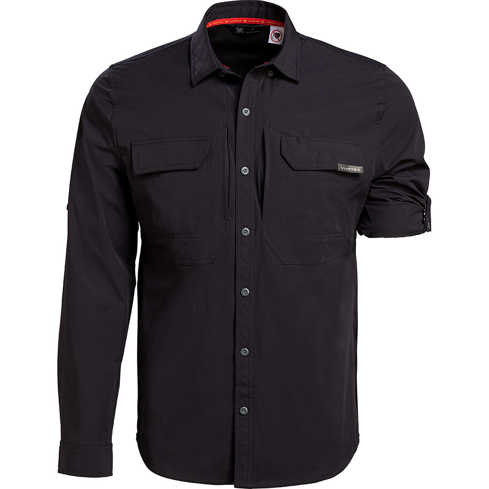 Vortex Long Sleeve Shirt: Black Callsign