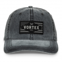 Vortex Cap: Black Rank and File Twill