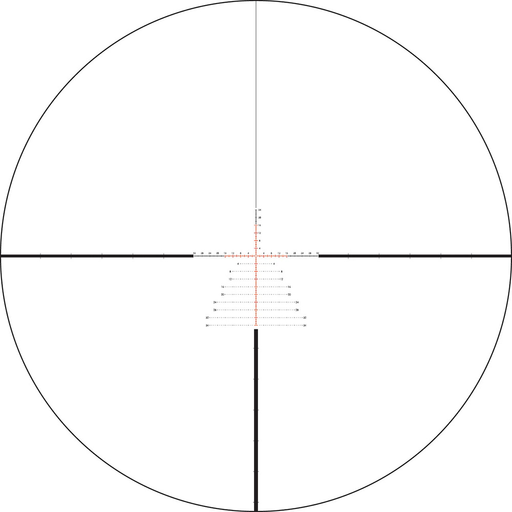Lunette de tir Razor HD LHT 4.5-22x50 PPF avec réticule XLR-2 MOA de Vortex