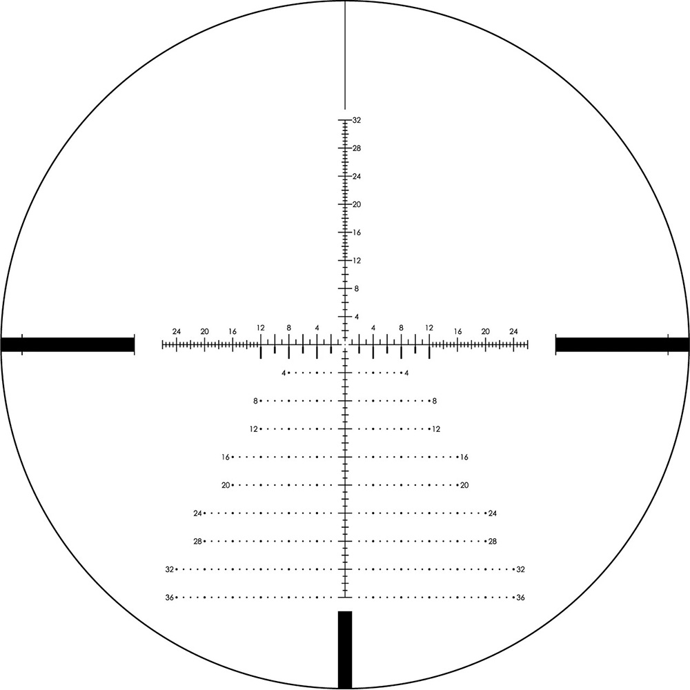 Lunette de tir Venom 5-25x56 PPF avec réticule EBR-7C MOA de Vortex