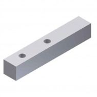 Concealed Floor Guide Block-Wht Delrin (105p107)