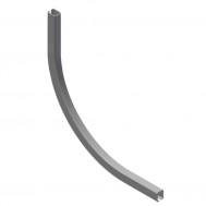 Vertical Bottom Curve 24" R. x 90 degree, Hardened-Ptd.