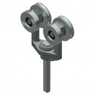 Trolley Intermediate w/ Flat Pendant Bearing & Keeper-Zinc
