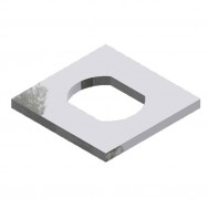 7/8" KEEPER for Flat Pendant-Zinc