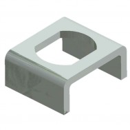 KEEPER: two wheel trolley swivel-Zinc (25B442)