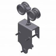 Roller Bearing Hanger for 1-1/2" to 2-1/4" Thick Door