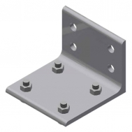 Double Joint Bracket-Alum.  SCW