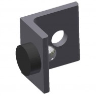 Flat Track Stop w/ Heavy Bumper