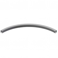 Spl. Horizontal Curve, 6'-0" to 11'-9"R x 45 Deg-Ptd. Tan