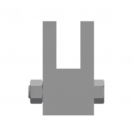 Heavy Duty Cont. Bottom Guide Track x 8'-6"-HDG (736)