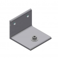 Wall Support Bracket {SPEC}-Blk Ano Alum (315-22) SCW