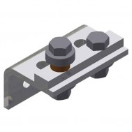 Wall Mounted Concealed Stay SINGLE Roller-Zinc (2-1/4)