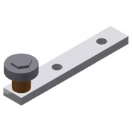 Concealed Stay Roller-Zinc (2-3/4)