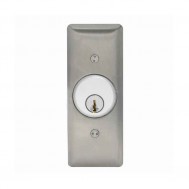 Momentary Keyswitch w/ 1-11/16 x 4-1/2 Face Plate (No Cylind