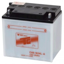 C60N24L-A   Batterie de sports motorisés (humide) 12V 28Ah 300CCA