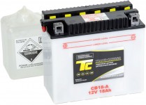 CB18-A   Motorsports Battery (Flooded) 12V 18Ah 235CCA (Acid Bottle Supplied)