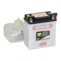 CB3L-B   Motorsports Battery (Flooded) 12V 3Ah 32CCA (Acid Bottle Supplied)