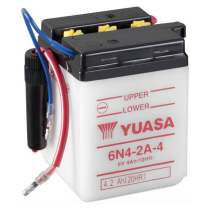 6N4-2A-4   Motorsports Battery (Flooded) 6V 4Ah