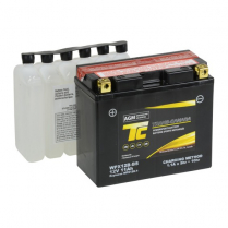 WPX12B-BS   Batterie de sports motorisés AGM 12V 9.5Ah 170CCA (bouteille d'acide incluse)