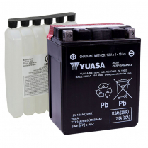 YTX14AH-BS   Motorsports Battery AGM 12V 12Ah 210CCA (Acid Bottle Supplied)