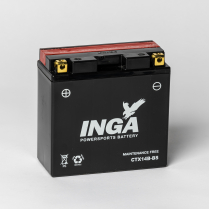 CTX14B-BS   Motorsports Battery AGM 12V 13Ah (Acid Bottle Supplied)