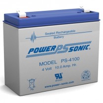 PS-4100   AGM Battery 4V 10Ah
