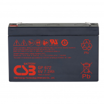 GP672F1   Batterie AGM 6V 7.2Ah