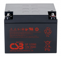 GP12260IFR   Batterie AGM 12V 26Ah Ignifuge (Flame Retardant)