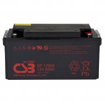 GP12650FR-M6   Batterie AGM 12V 65Ah Ignifuge (Flame Retardant)