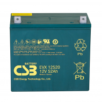 EVX12520   AGM Battery Gr 22NF 12V 52Ah