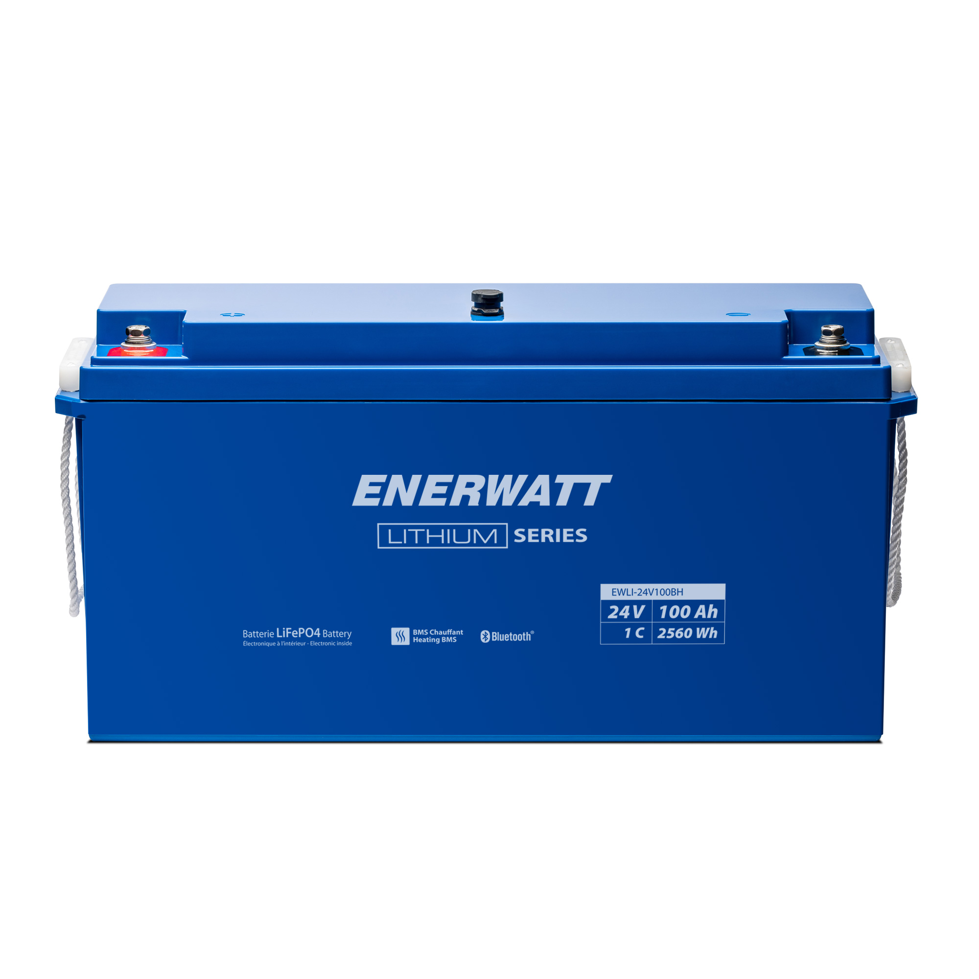 EWLI-24V100BH Batterie LiFePO4 GR N120 24V 100Ah 1C Bluetooth et