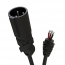 GXC006   Cable avec connecteur rond 3 contacts Club Car pour chargeurs GX