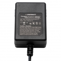 EWC12-1   Enerwatt 12V 1A Automatic Charger with Clips