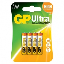 GP24AU-C4   Pile alcaline AAA 1.5V GP Ultra (carte de 4)