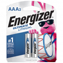 L92BP2   AAA Lithium Battery Energizer Ultimate Lithium (Pkg of 2)