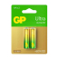 GP15AUETA21-2GSBC2   AA Alkaline Battery GP Ultra (Pkg of 2)