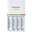 KKJ55M3A4BA   Panasonic eneloop battery quick charger + 4-AAA Ni-MH precharged rechargeable batteries