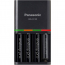 K-KJ55KHC4BA   Chargeur Panasonic avancé de 4 heures avec 4 piles rechargeables AA Eneloop Pro de grande capacité