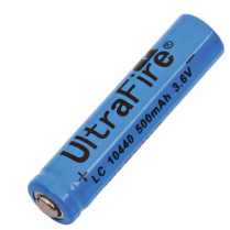 LC10440   Pile 10440 3.6V Li-ion 500mAh rechargeable UltraFire