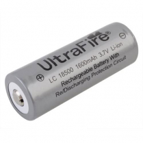 LC18500   Pile 18500 3.6V Li-ion 1600mAh rechargeable UltraFire