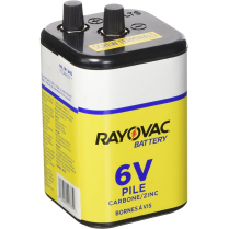 945R4   Pile 6V carbone-zinc à vis pour lanternes Rayovac