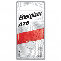 A76BPZ   A76 (LR44) 1.5V Alkaline Button Cell Energizer (Pkg of 1)