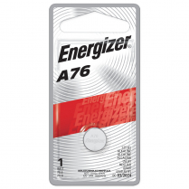 A76BPZ   Pile bouton A76 (LR44) 1.5V alcaline Energizer (Carte de 1)