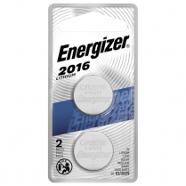 2016BP-2N   Pile bouton CR2016 3V lithium Energizer (Carte de 2)