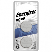 2025BP-2N   CR2025 3V Lithium Coin Cell Energizer (Pkg of 2)